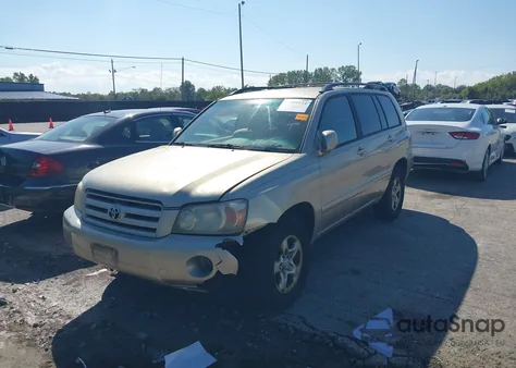 2006 Toyota Highlander из США, поврежденный, VIN JTEGD21A160142576